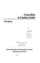 Cover of: Costa Rica: a country guide