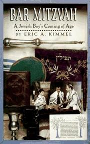 Cover of: Bar mitzvah: a Jewish boy's coming of age