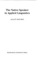 The native speaker in applied linguistics