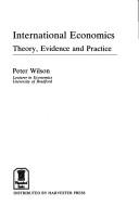 International economics : theory, evidence and practice