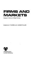 Firms and markets : essays in honour of Basil Yamey