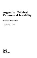 Argentina : political culture and instability