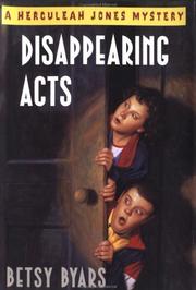Disappearing acts by Betsy Cromer Byars