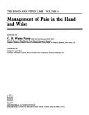 Management of pain in the hand and wrist