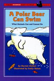Cover of: A polar bear can swim: what animals can and cannot do
