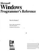 Cover of: Microsoft Windows programmer's reference by written, edited, and produced by Microsoft Corporation.