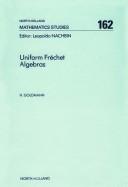 Cover of: Uniform Frechet algebras