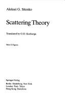 Cover of: Scattering theory
