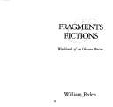 Cover of: Fragments & fictions: workbooks of an obscure writer