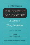 Cover of: The doctrine of signatures: a defense of theory in medicine