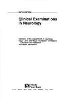 Clinical examinations in neurology