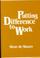Cover of: Putting difference to work