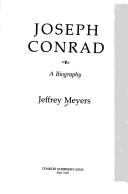 Cover of: Joseph Conrad by Jeffrey Meyers