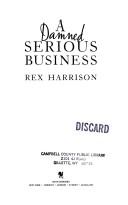 Cover of: A damned serious business