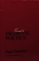 Toward a medieval poetics by Paul Zumthor