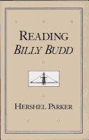 Reading Billy Budd by Hershel Parker