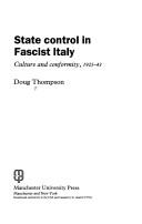 State control in Fascist Italy : culture and conformity, 1925-1943