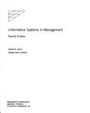 Cover of: Information systems in management by James A. Senn
