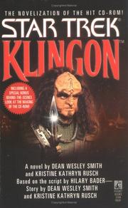 Star trek, Klingon : a novel