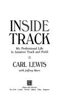 Cover of: Inside track: my professional life in amateur track and field