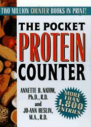 Cover of: The Pocket Protein Counter