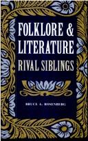 Cover of: Folklore and literature: rival siblings