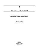 International economics by Peter H. Lindert