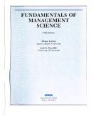 Fundamentals of management science by Efraim Turban