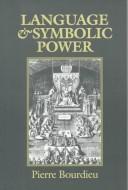 Cover of: Language and symbolic power