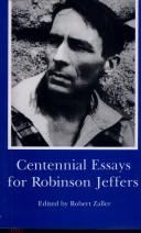 Centennial essays for Robinson Jeffers