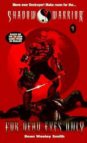 Cover of: For Dead Eyes Only (Shadow Warrior, No 1)