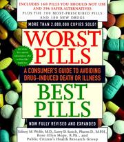 Cover of: Worst Pills, Best Pills: A Consumer's Guide to Preventing Drug-Induced Death