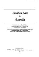 Cover of: Taxation law in Australia