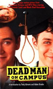 Cover of: Dead man on campus