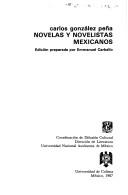 Cover of: Novelas y novelistas mexicanos