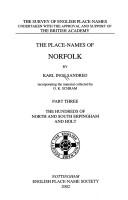 The place-names of Norfolk