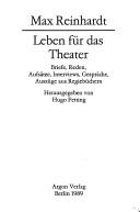 Cover of: Leben für das Theater: Briefe, Reden, Aufsätze, Interviews, Gespräche, Auszüge aus Regiebüchern