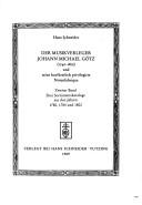 Cover of: Der Musikverleger Johann Michael Götz (1740-1810) und seine kurfürstlich privilegierte Notenfabrique