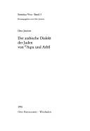 Der arabische Dialekt der Juden von ʻAqra und Arbīl by Otto Jastrow