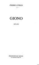 Cover of: Giono, 1895-1970