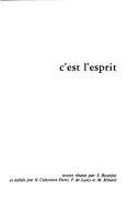 Cover of: Mélange, c'est l'esprit: volume d'hommages offert à Huguette Laurenti