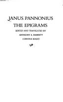 Cover of: Janus Pannonius, epigrams