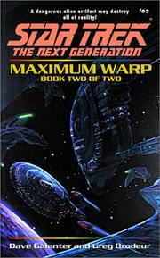 Cover of: Star Trek The Next Generation: Forever Dark: Maximum Warp Book Two