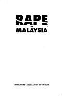 Cover of: Rape in Malaysia. by 