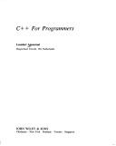 C++ for programmers