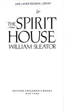 Cover of: The spirit house