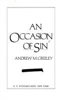 Cover of: An occasion of sin