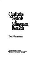 Qualitative methods in management research