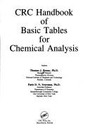 Cover of: CRC handbook of basic tables for chemical analysis