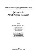 Cover of: Advances in atrial peptide research